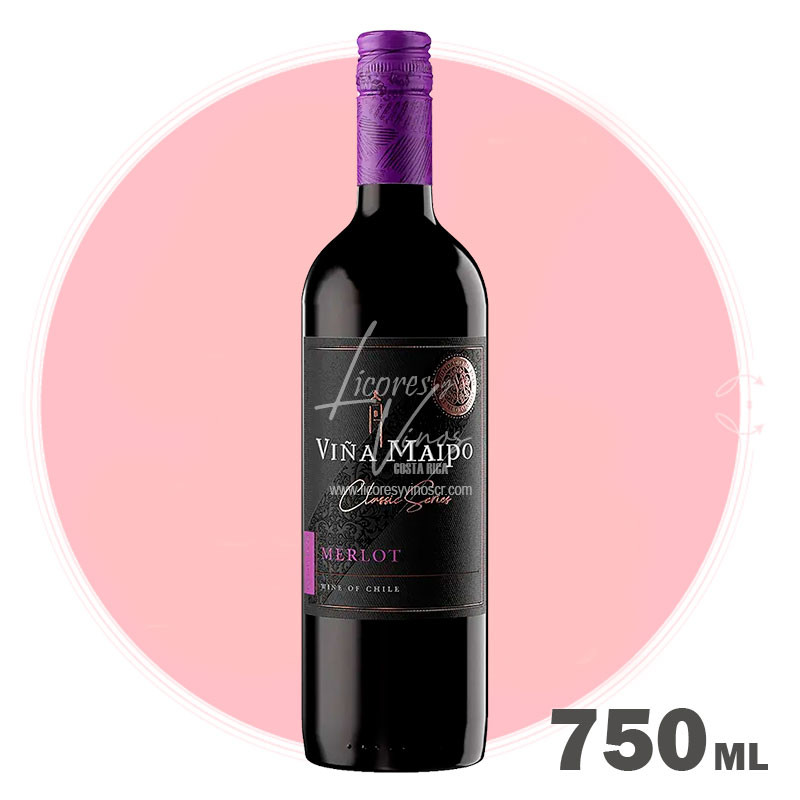 Viña Maipo Varietal Merlot 750 ml - Vino Tinto