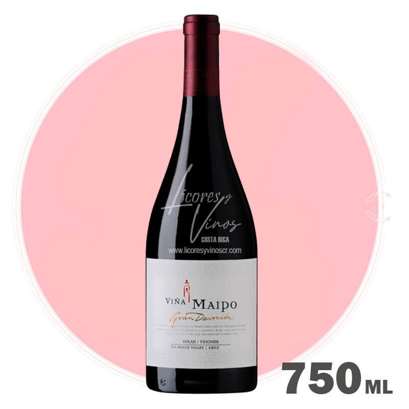 Viña Maipo Gran Devocion Syrah - Viogner 750 ml - Vino Tinto