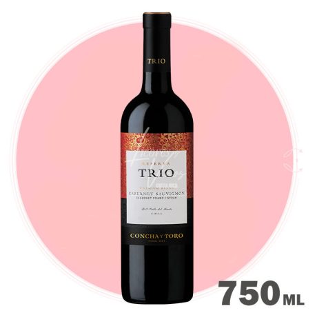 Trio Cabernet Sauvignon - Cabernet Franc - Shiraz 750 ml - Vino Tinto