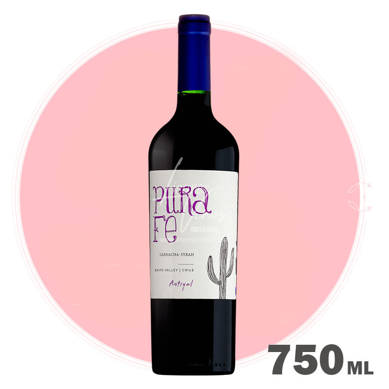 Antiyal Pura Fe Garnacha - Syrah 750 ml - Vino Tinto