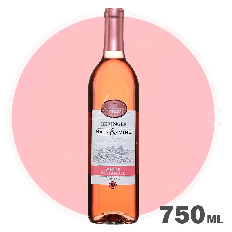 Beringer White Zinfandel 750 ml - Vino Rosado