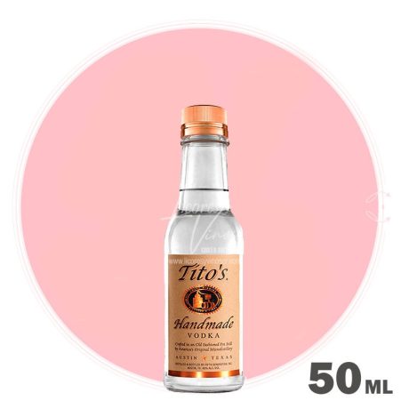 Titos Vodka 50 ml - Licores Miniatura