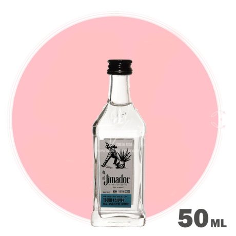 Tequila El Jimador Blanco 50 ml - Licores Miniatura