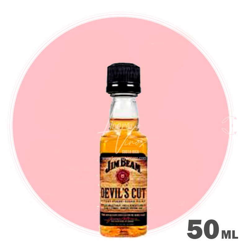 Jim Beam Devils Cut 50 ml - Bourbon Whiskey - Licores Miniatura