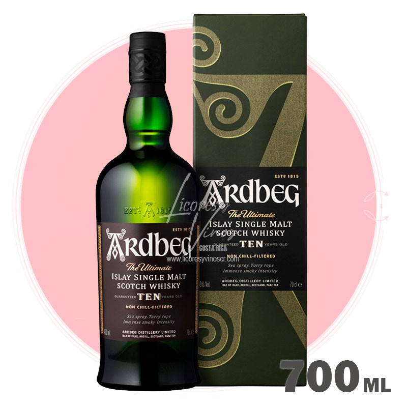 Ardbeg 10 Años 700 ml - Single Malt Whisky