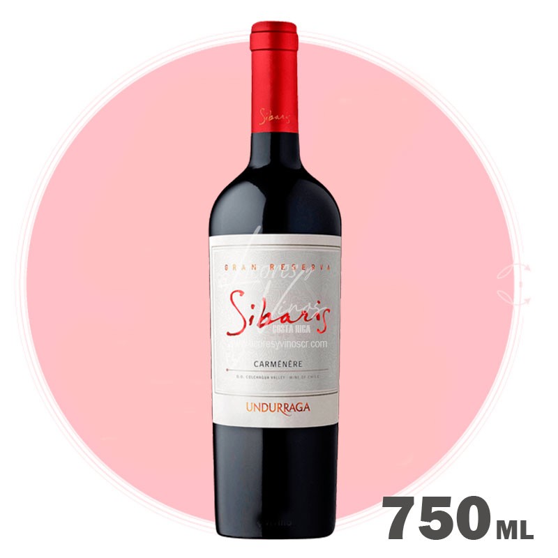 Undurraga Sibaris Gran Reserva Carmenere 750 ml - Vino Tinto