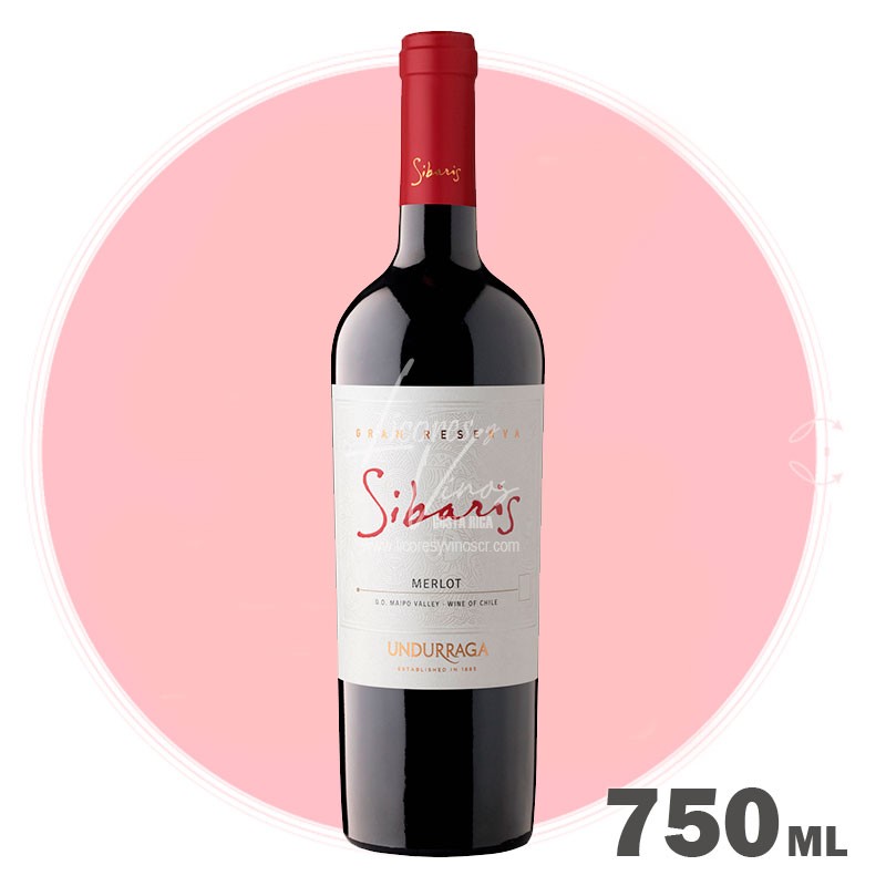 Undurraga Sibaris Gran Reserva Merlot 750 ml - Vino Tinto