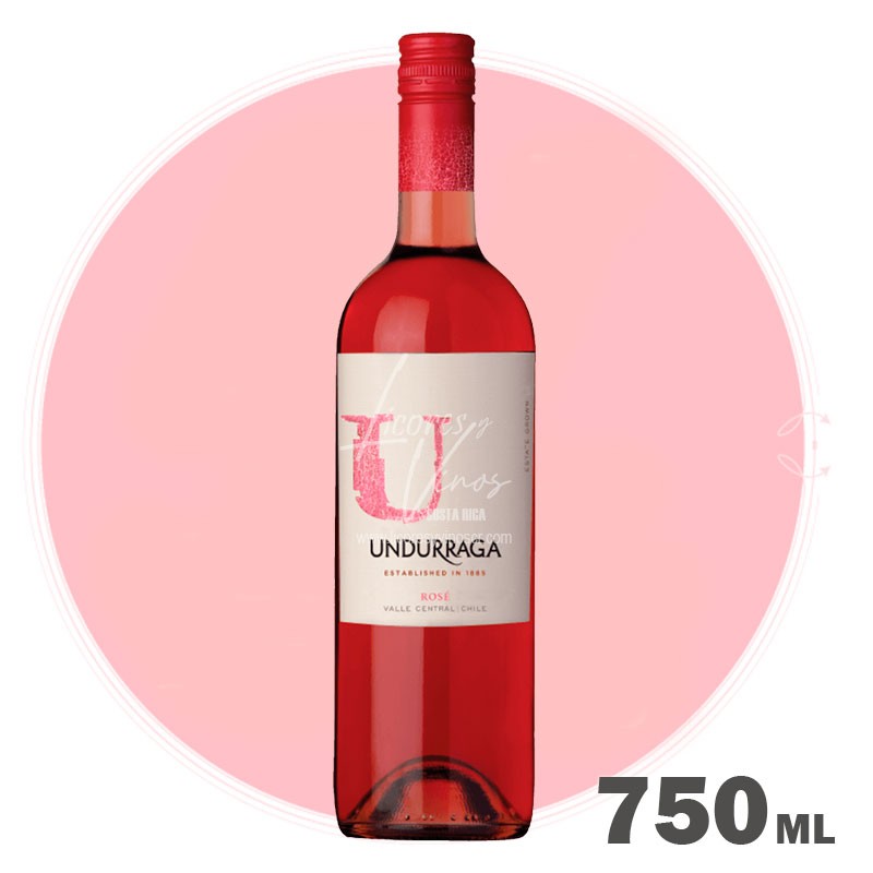 Undurraga U Rosado 750 ml - Vino Rosado