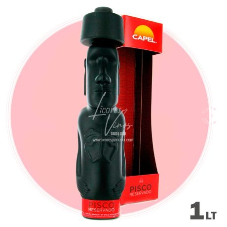 Pisco Capel Reservado 40º botella Moai 1000 ml