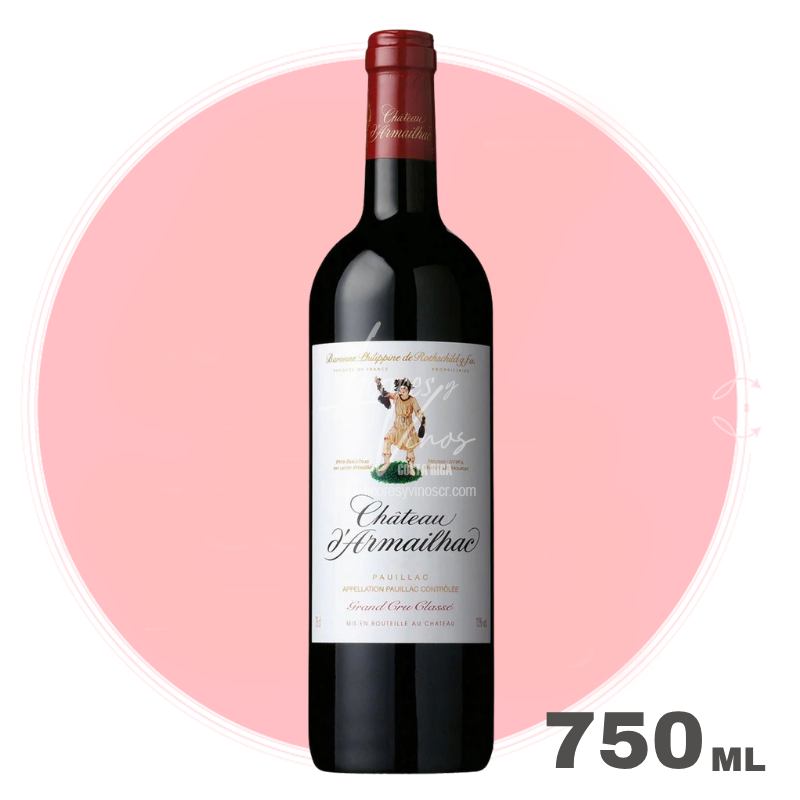 Chateau D´Armailhac 5e Cru Classe - Pauillac 2018 750 ml - Vino Tinto