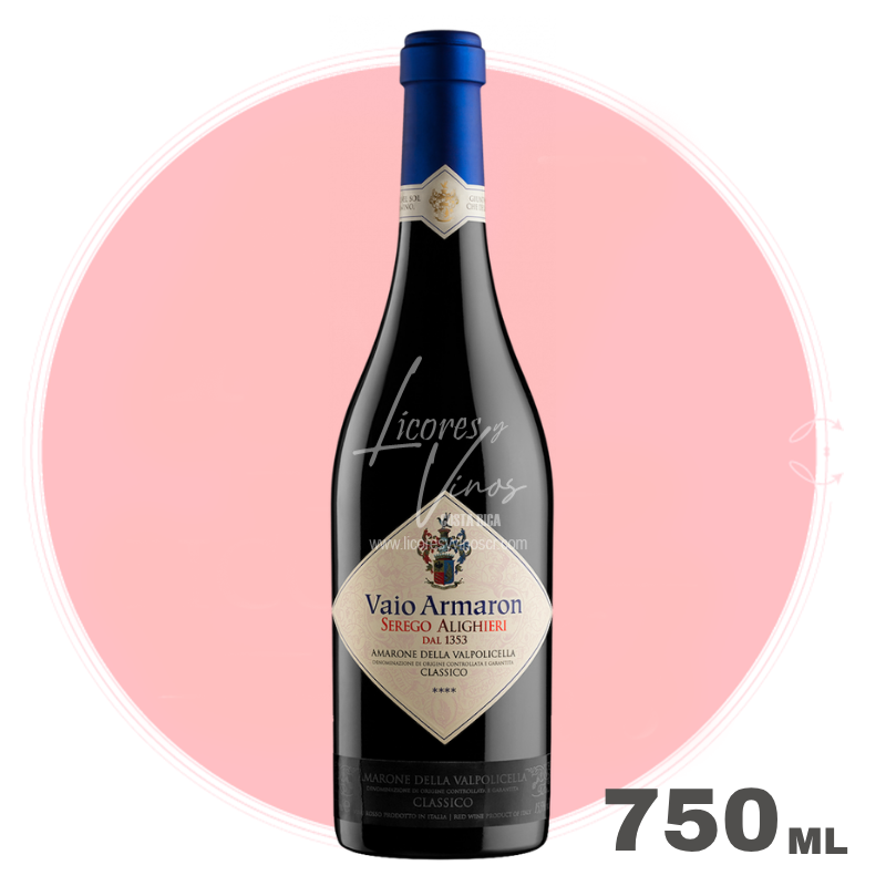 Masi Serego Vaio Amaron Alighieri della Valpolicella Classico DOCG 750 ml - Vino Tinto