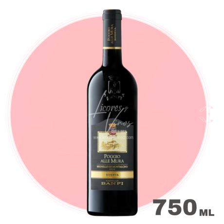 Banfi Brunello Poggio Alle Mura DOCG 750 ml - Vino Tinto