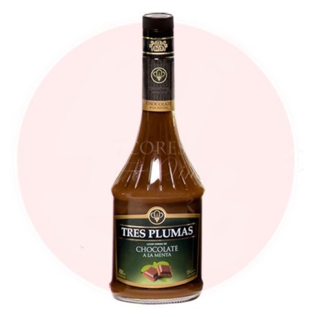 Chocolate a la Menta Tres Plumas 700 ml