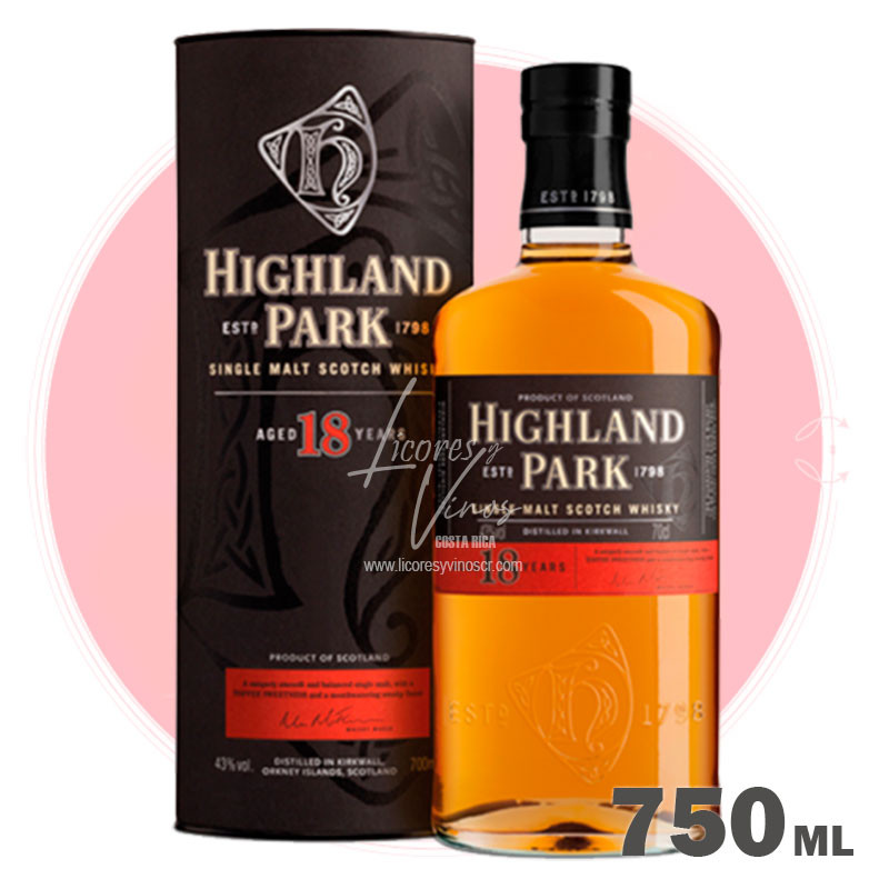 Highland Park 18 años 750 ml - Single Malt Whisky