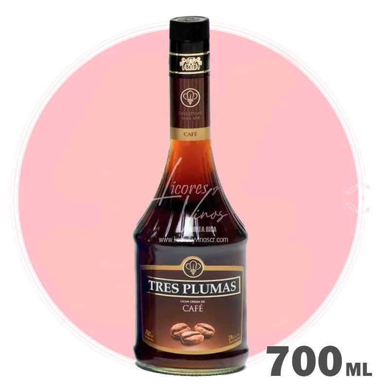 Licor de Café Tres Plumas 700 ml