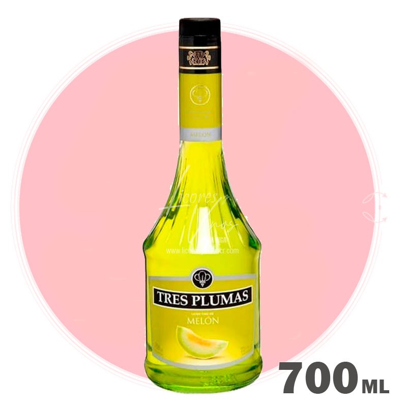 Licor de Melón Tres Plumas 700 ml