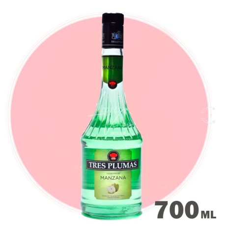 Licor de Manzana Tres Plumas 700 ml