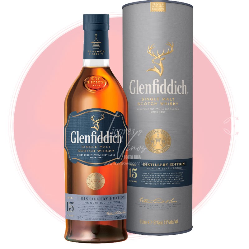 Glenfiddich 15 años Distillery Edition 1000 ml - Single Malt Whisky