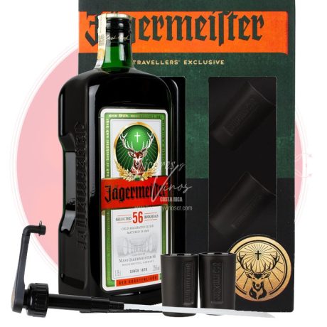 Jagermeister 1750 ml + 2 Shots + Pump - Licor de Hierbas