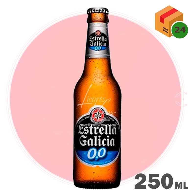 Estrella de Galicia 0.0 Sin Alcohol 250 ml - Cerveza Importada