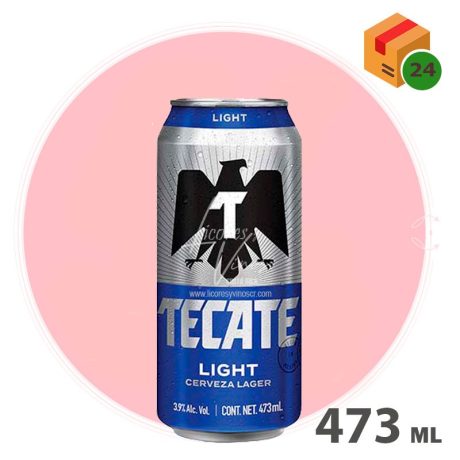 Tecate Light Twist 473 ml (lata) - Cerveza Importada