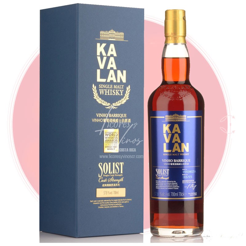 Kavalan Solist Vinho Barrique Single Cask Strength 700 ml - Single Malt Whisky