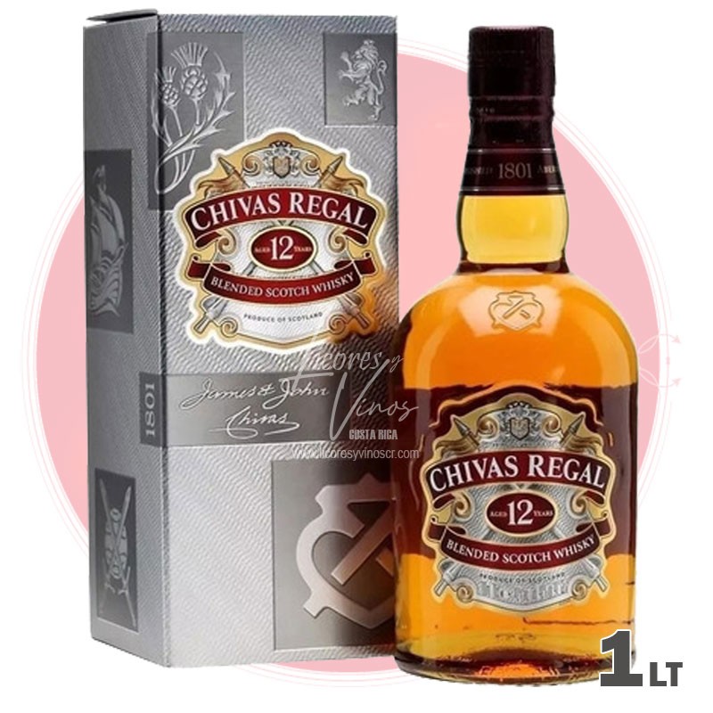 Chivas Regal 12 años 1000 ml - Blended Scotch Whisky Chivas Regal 12 años 1000 ml - Blended Scotch Whisky