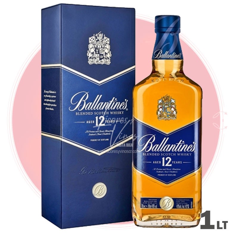 Ballantines 12 años 1000 ml - Blended Scotch Whisky Ballantines 12 años 1000 ml - Blended Scotch Whisky