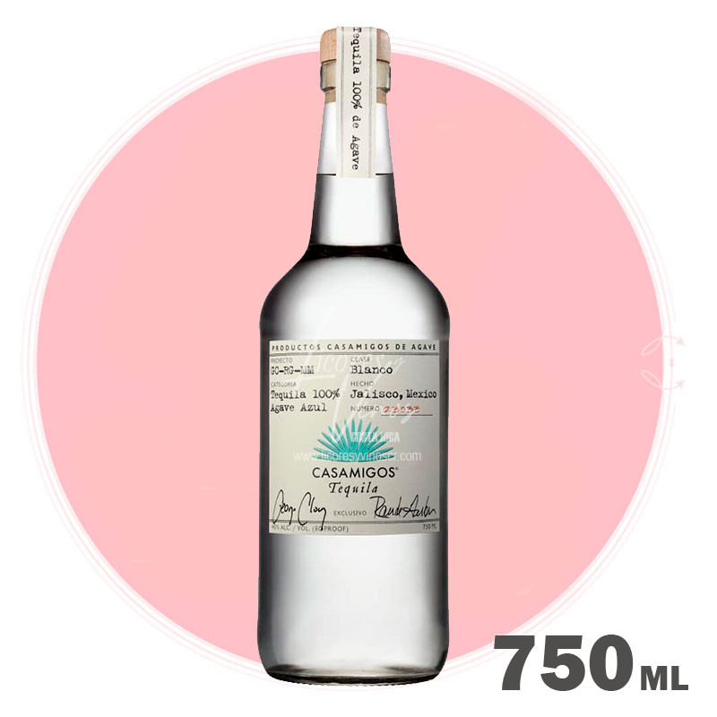 Tequila Casamigos Blanco 750 ml Tequila Casamigos Blanco 750 ml