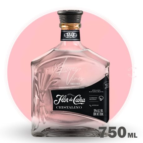 Ron Flor De Caña Centenario Cristalino 12 Años 750 ml - Ron Blanco