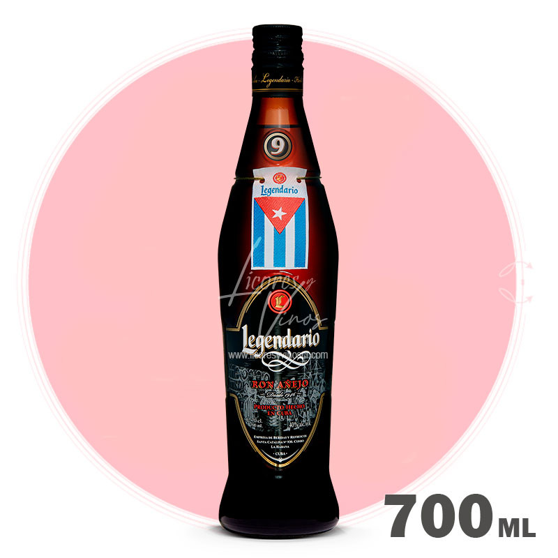 Ron Legendario Añejo 9 años 700 ml - Ron Oscuro