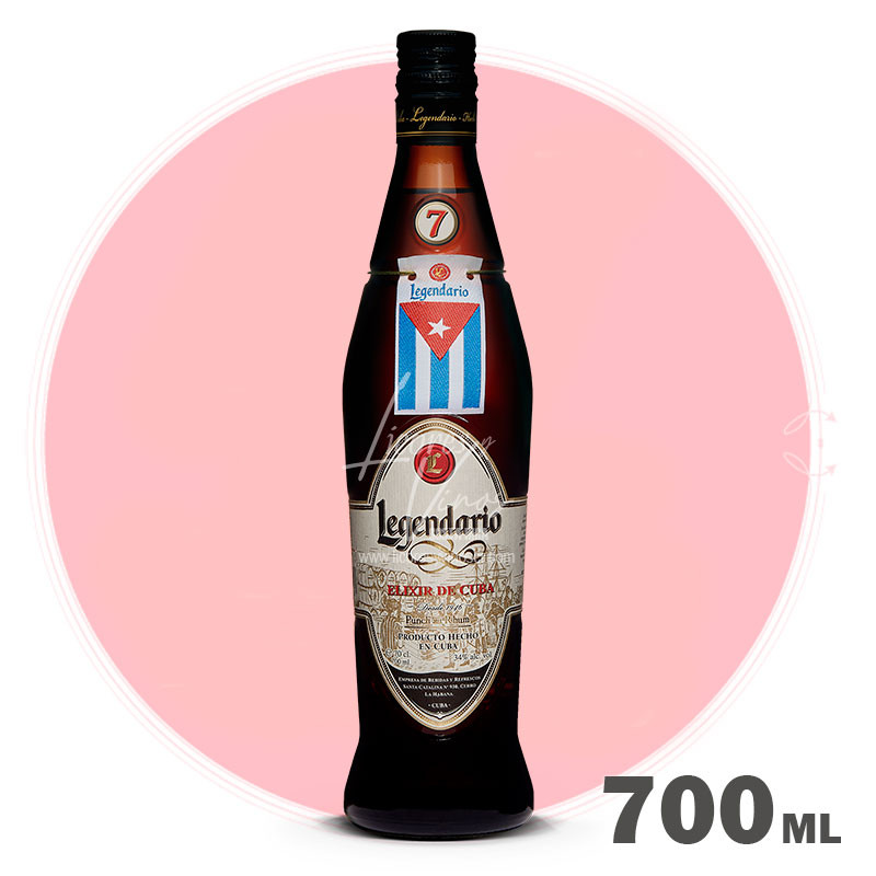 Ron Legendario Elixir de Cuba 700 ml - Ron Oscuro