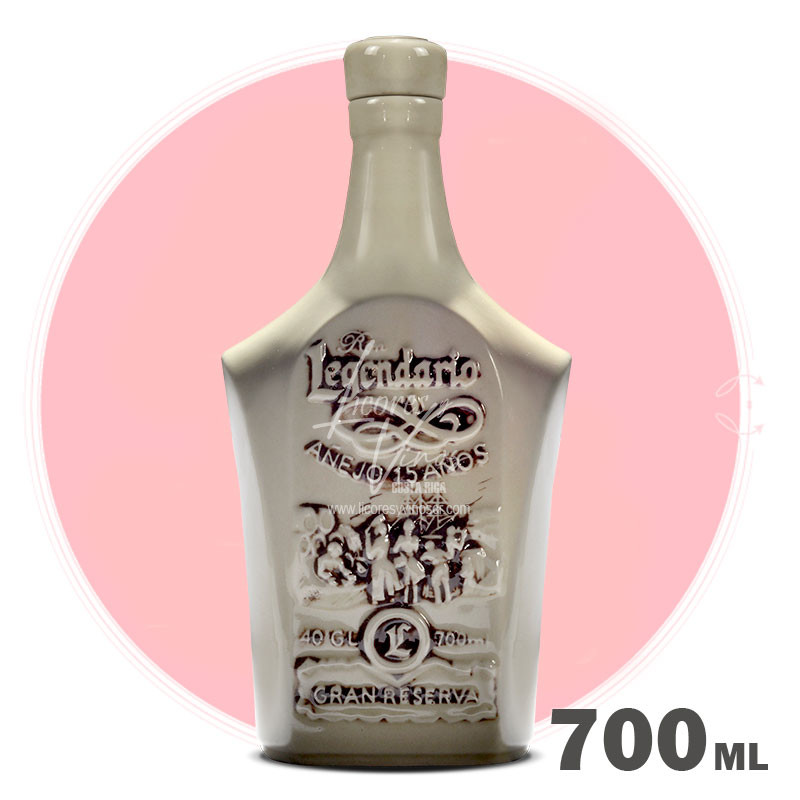 Ron Legendario Gran Reserva 15 años 700 ml - Ron Oscuro