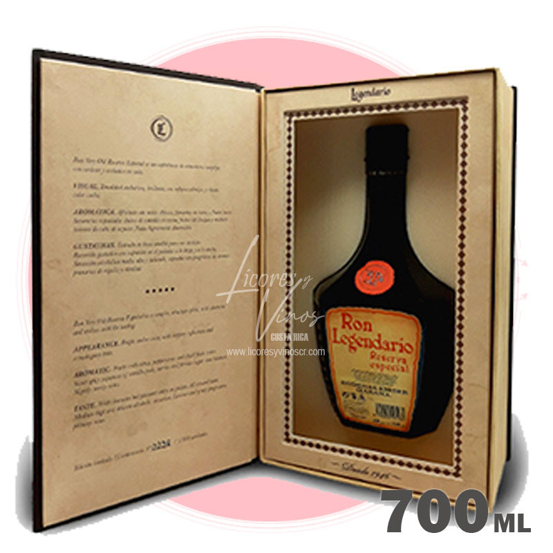 Ron Legendario Very Old Reserva Especial 700 ml - Ron Oscuro - Edicion Limitada