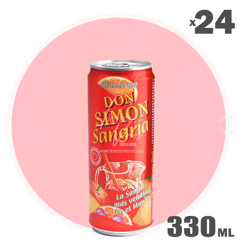 Sangria Don Simon Tinto (lata) 330 ml - Sangria Tinta