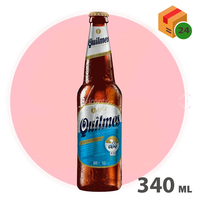 Quilmes Clasica 340 ml - Cerveza Importada