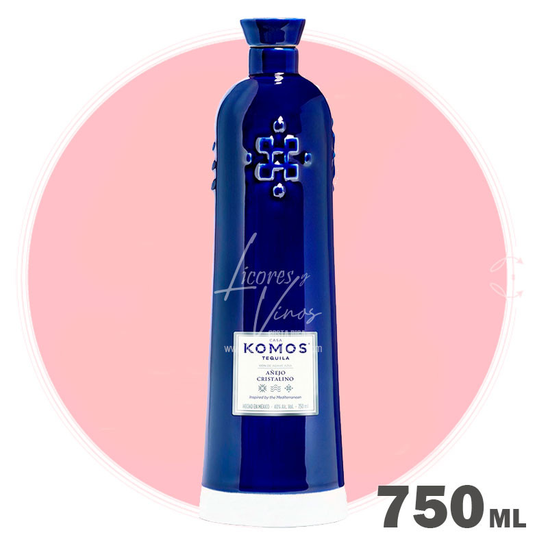 Komos Añejo Cristalino 750 ml - Tequila Komos Añejo Cristalino 750 ml - Tequila