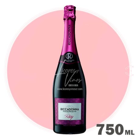 Riccadonna Ruby Dolce 750 ml - Vino Espumante