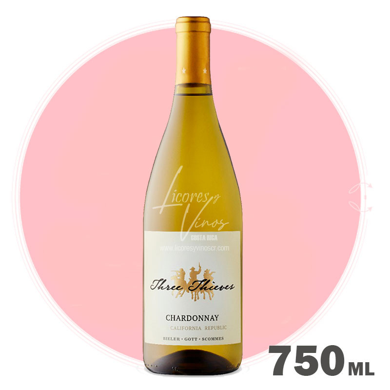 Three Thieves Chardonnay 750 ml - Vino Blanco