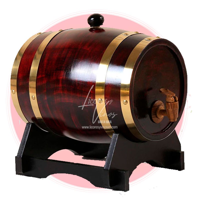 Barril de Madera con Dispensador 1600 ml