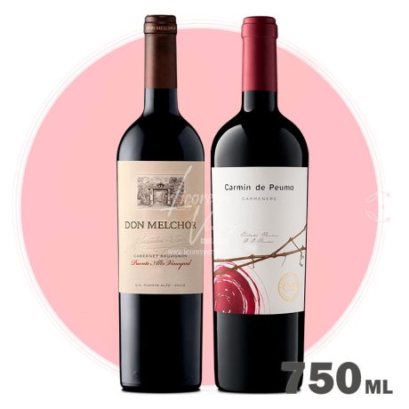 Don Melchor Cabernet Sauvignon + Carmin del Peumo Carmenere - Two Pack - Vinos Tintos