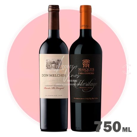 Don Melchor Cabernet Sauvignon + Marques Casa Concha Heritage - Two Pack - Vinos Tintos