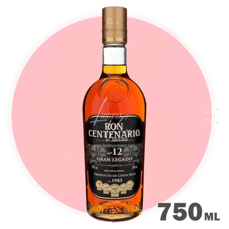 Ron Centenario 12 años Gran Legado 750 ml