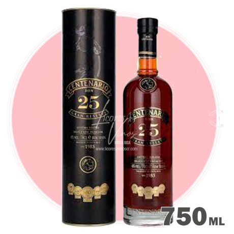 Ron Centenario 25 años Gran Reserva Solera Seleccion Premium 750 ml