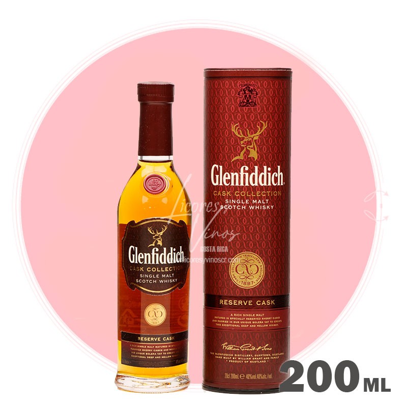 Glenfiddich Reserve Cask 200 ml - Single Malt Whisky Glenfiddich Reserve Cask 200 ml - Single Malt Whisky