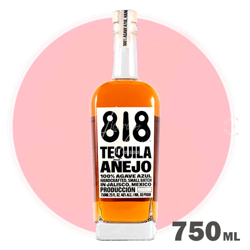 Tequila 818 Añejo 750 ml