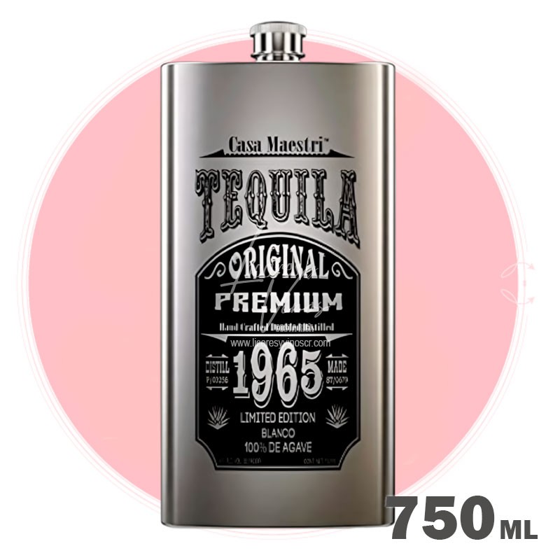 Tequila Casa Maestri Blanco 750 ml - Flask