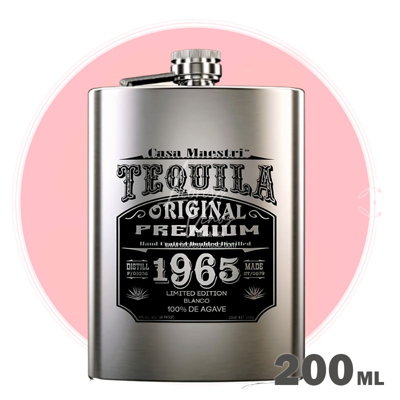 Tequila Casa Maestri Blanco 200 ml - Flask