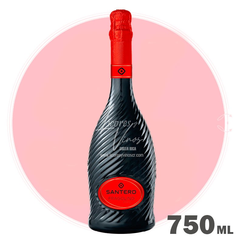 Fragolino Rosso Santero 750 ml - Vino Espumante