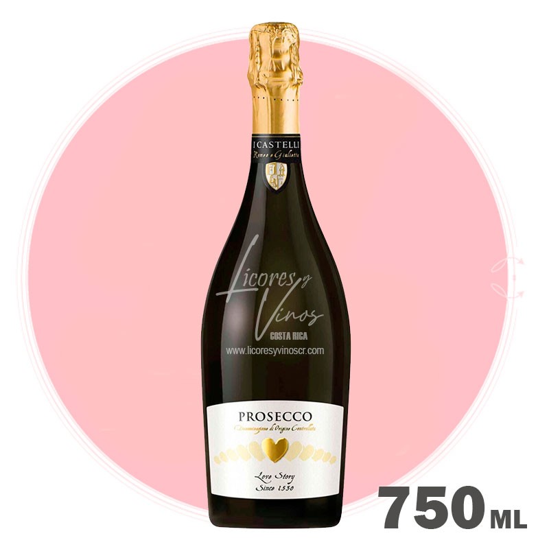 I Castelli Prosecco Millesimato Extra Dry 750 ml - Vino Espumante